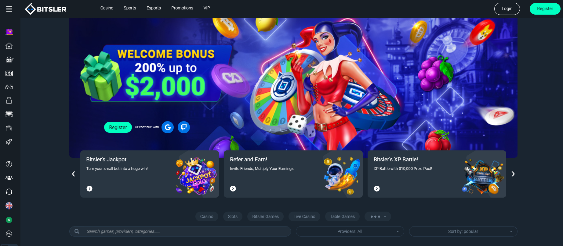 Bitsler Casino Review - image 1