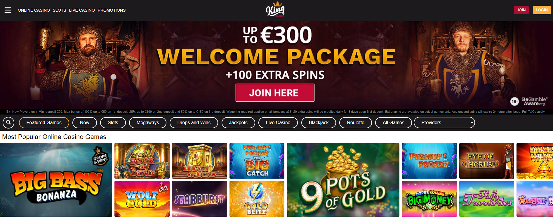 King Casino review - image 1